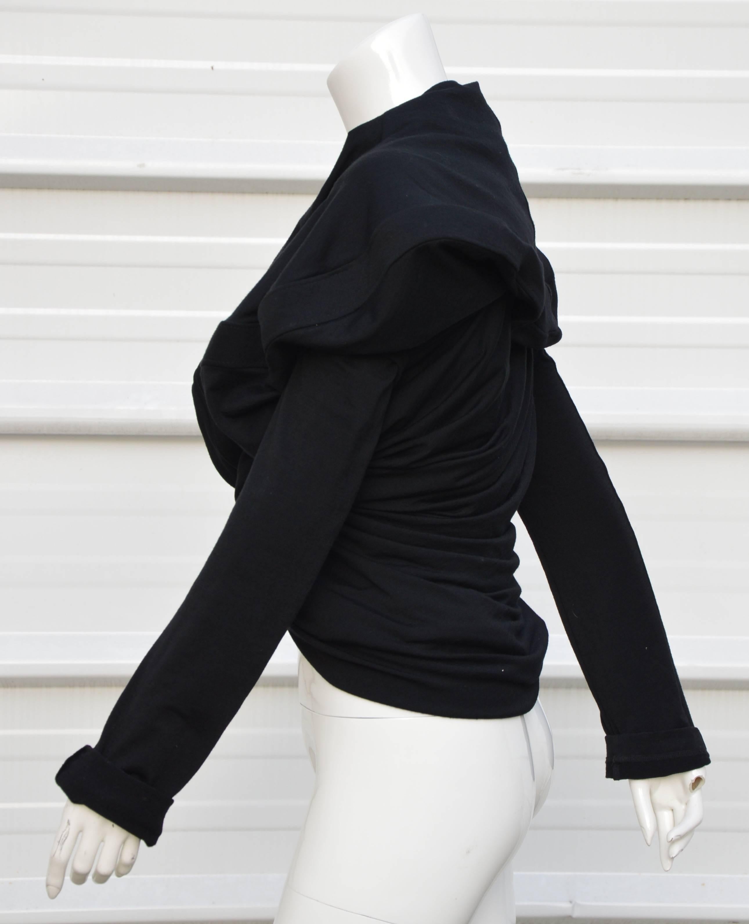 2008 Comme des Garcons Black Tech Vest In Excellent Condition For Sale In Paris, IDF