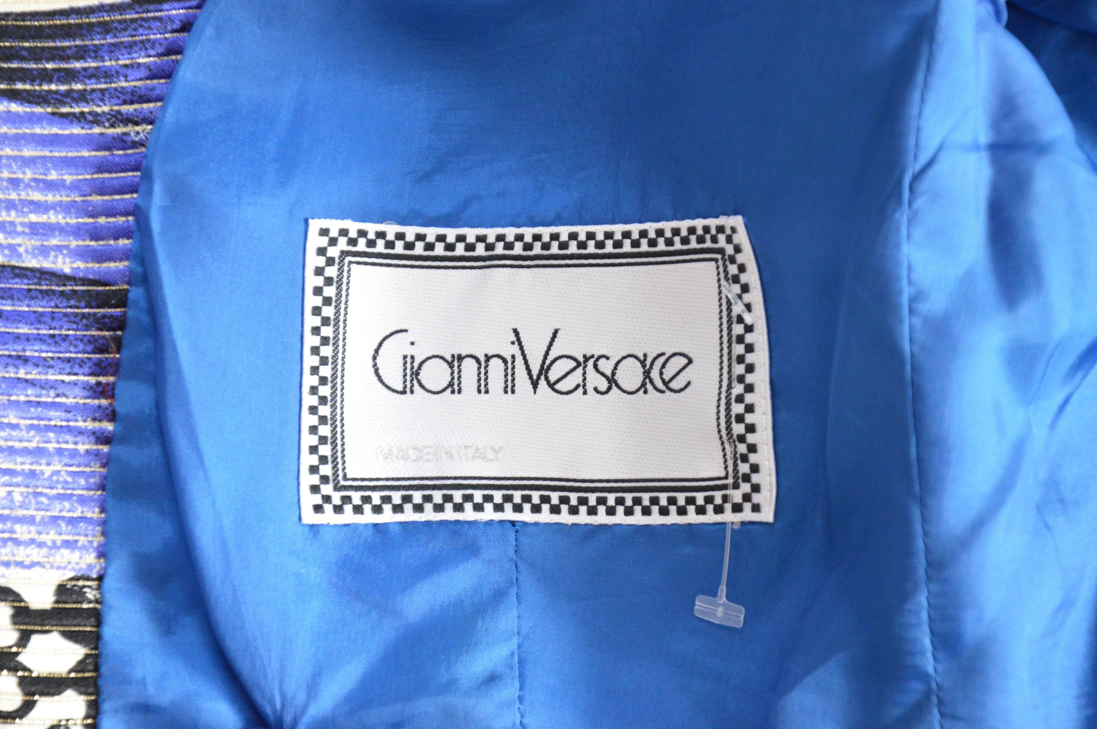 1991 Gianni Versace Graffiti Colorful Skirt Suit Inspired by Chagall's Works 4