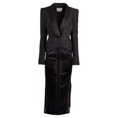 Vintage Yves Saint Laurent Rive Gauche A/W 2004 " Le smoking" Black Co ord Set