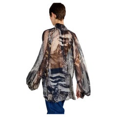 Vintage Alexander McQueen A/W 2006 Printed Blouse