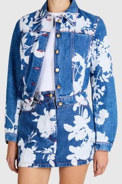 Vintage Vivienne Westwood S/S 1994 Floral Denim Set