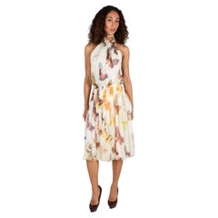 Alexander McQueen S/S 2007 Silk Butterfly Print Dress