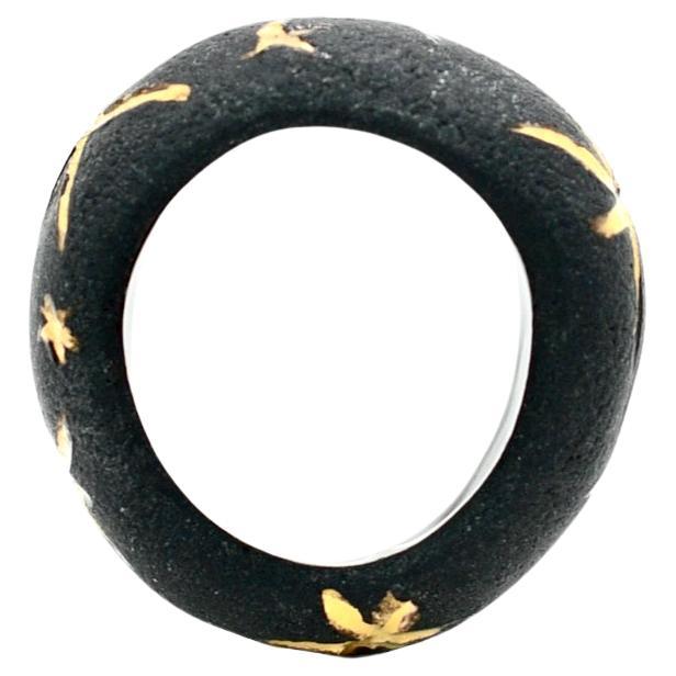 Black Porcelain Ring Capella For Sale