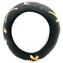 Ring aus schwarzem Porzellan Capella