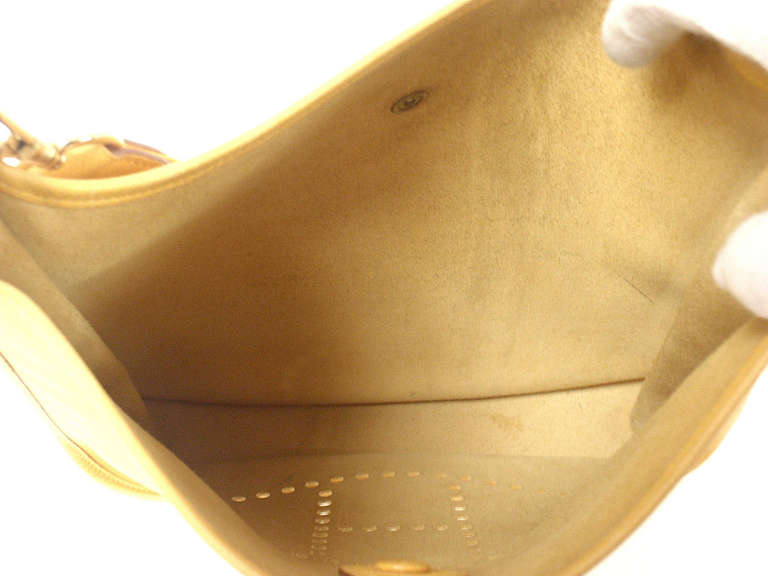 Hermes Evelyne GM sunny-yellow Ardenes leather GHW shoulder bag, 1998 2