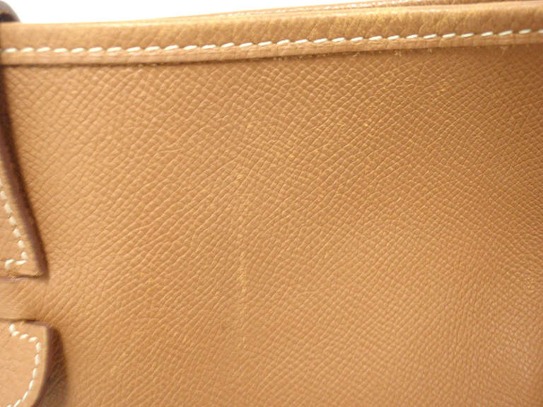 Hermes Evelyne GM brown Epsom leather GHW shoulder bag, year 2000 1