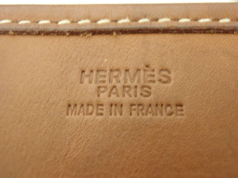Hermes Evelyne PM natural Barenia leather SHW shoulder bag, 1999 1