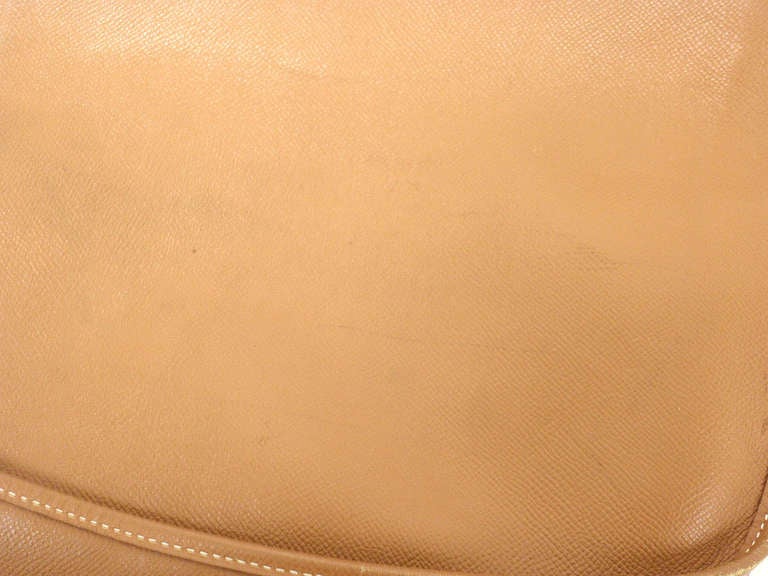 Hermes Evelyne GM brown Epsom leather GHW shoulder bag, year 2000 2