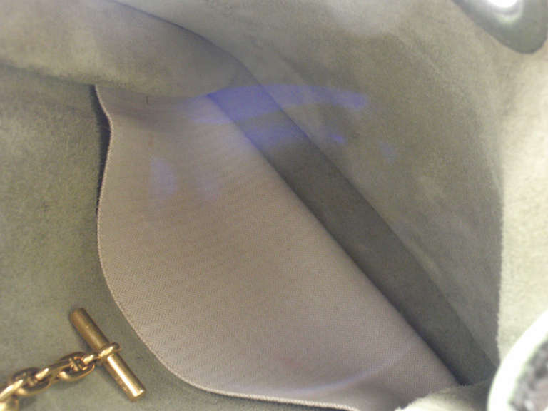 Hermes Vespa MM Vert Anis Clemence leather GWH shoulder bag, 2000 2