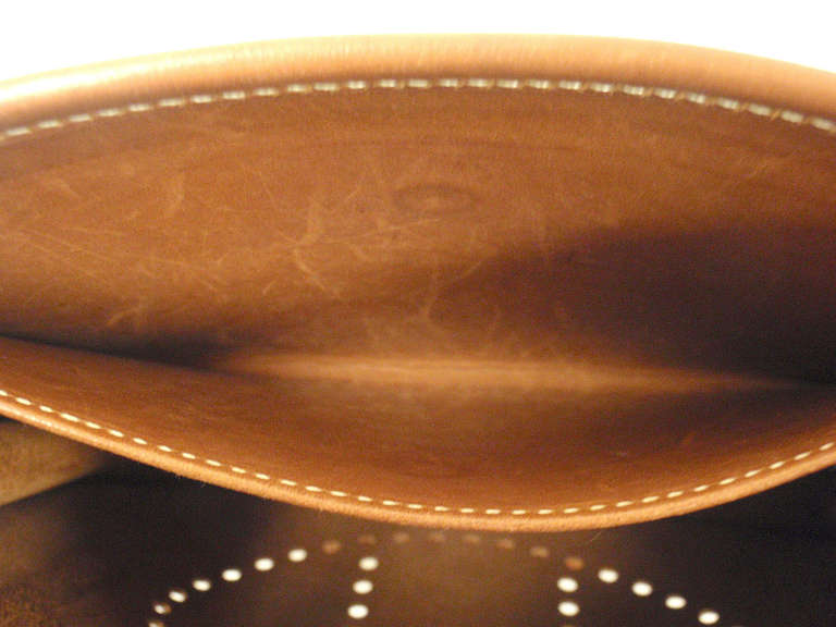 Hermes Evelyne PM natural Barenia leather SHW shoulder bag, 1999 3