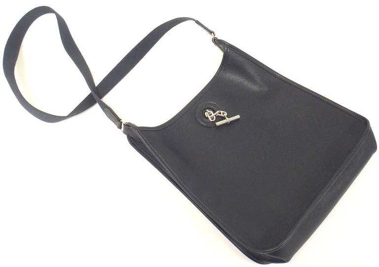 Hermes Vespa PM Navy Epsom Leather SHW Shoulder Bag, 2006 3