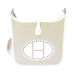 Hermes Evelyne PM Cream Epsom Leather SHW Shoulder Bag, 2004