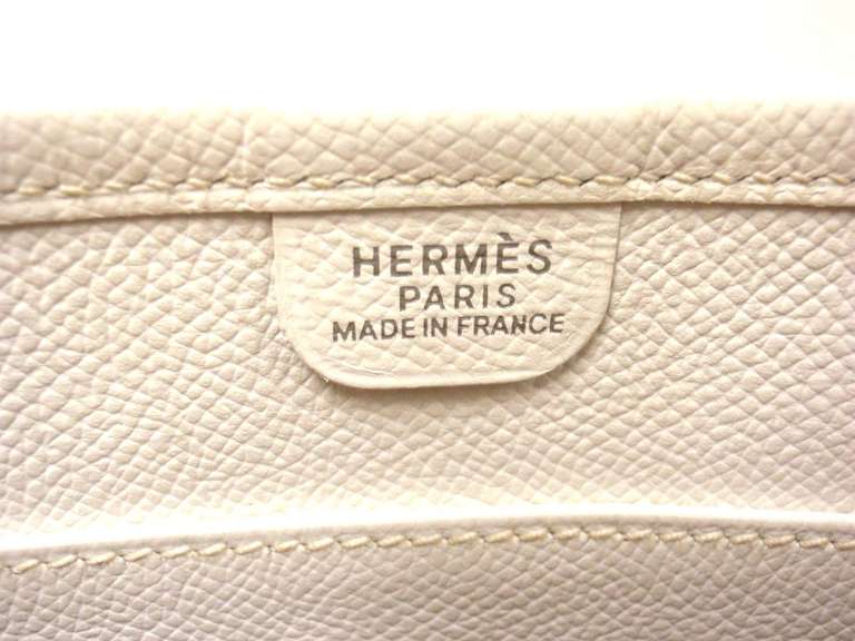 Hermes Evelyne PM Cream Epsom Leather SHW Shoulder Bag, 2004 3