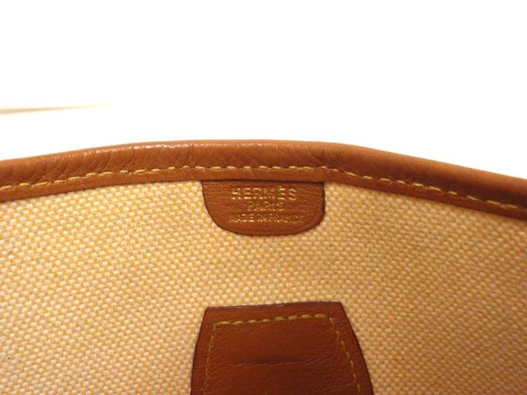 Hermes Evelyne GM Two Tone Tan Courchevel  Leather Shoulder Bag, 1997 3