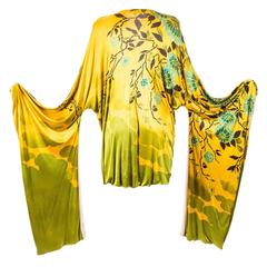 Tom Ford for Gucci Spring 2003 Iconic Yellow Kimono s38 12