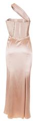 Tom Ford for Gucci Fall 2003 Champagne Silk Jersey Corset Gown size 38