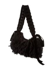 Tom Ford for Yves Saint Laurent Leather, Lace and Silk Evening Bag Fall 2003