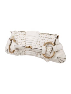 Tom Ford for Gucci White Leather Bag Fall 2003