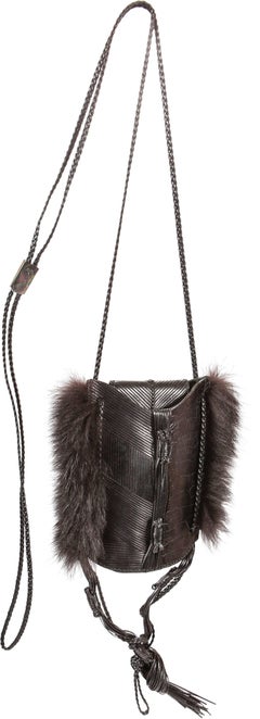 Tom Ford for Gucci Fall 2002 Alligator & Mink Fur Inro Handbag