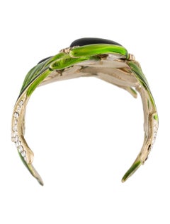 Tom Ford for Yves Saint Laurent Fall 2004 Crystal Cabochon Cuff