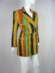 1980s Gianfranco Ferre Striped Blazer
