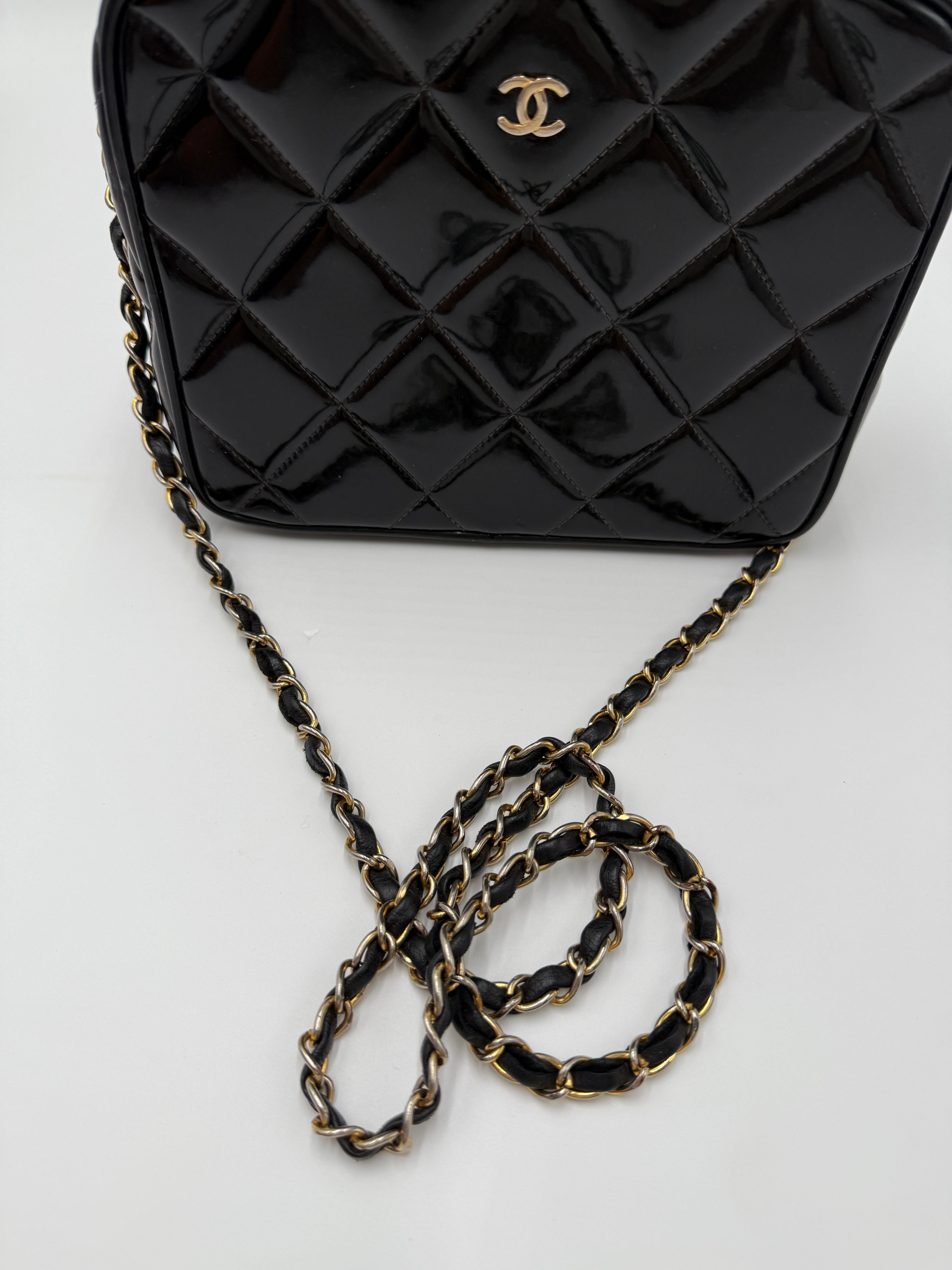 Borsa Vanity Chanel con logo - Collection'S 1995 in vendita 1