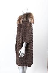 Christian Dior Runway Mink, Suede, and Fox Coat