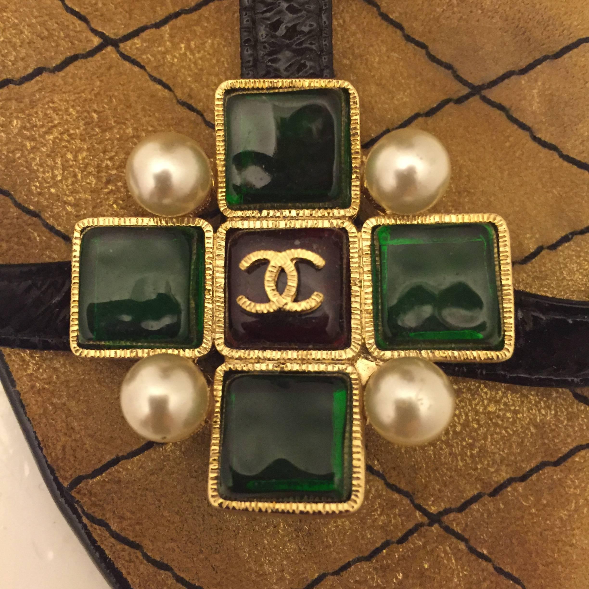 Chanel 'Pate de Verre' Runway Sandal 1