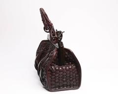 Christian Dior Samourai 1947 Intrecciato Frame Bag