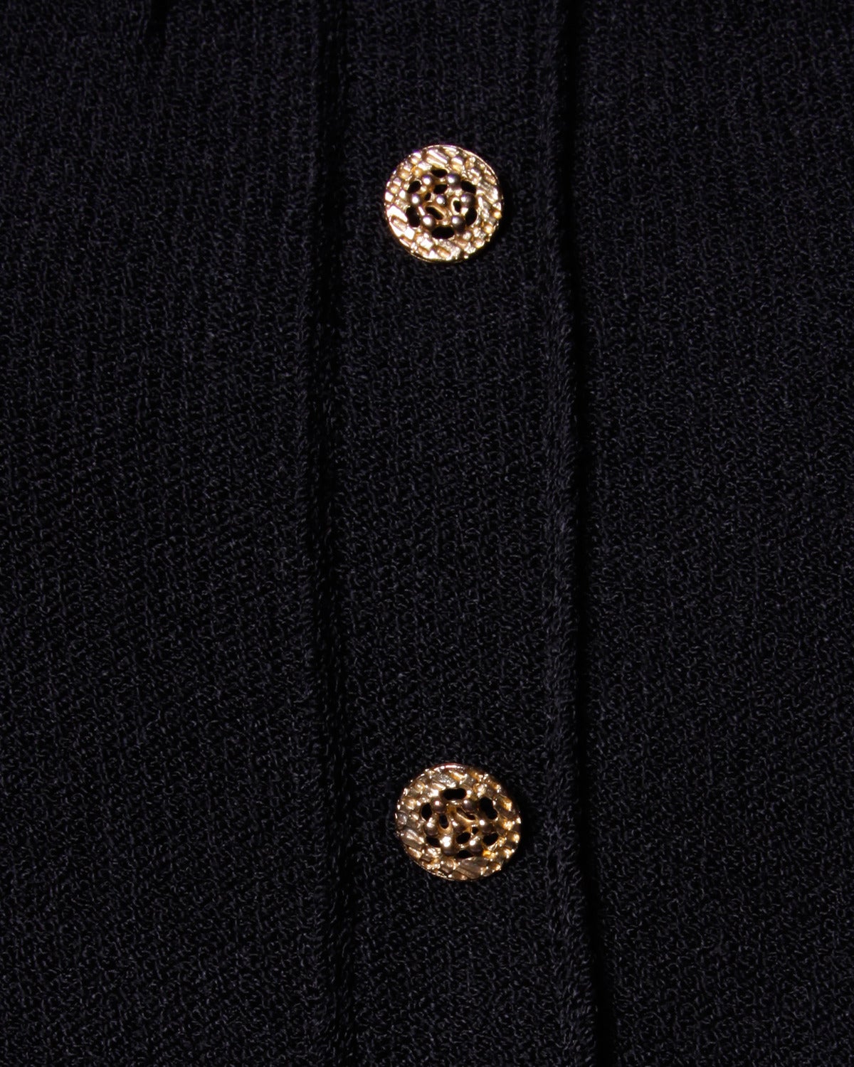 Adolfo for I. Magnin Vintage 1980s 80s Black Knit Dress with Ribbon Fringe 1