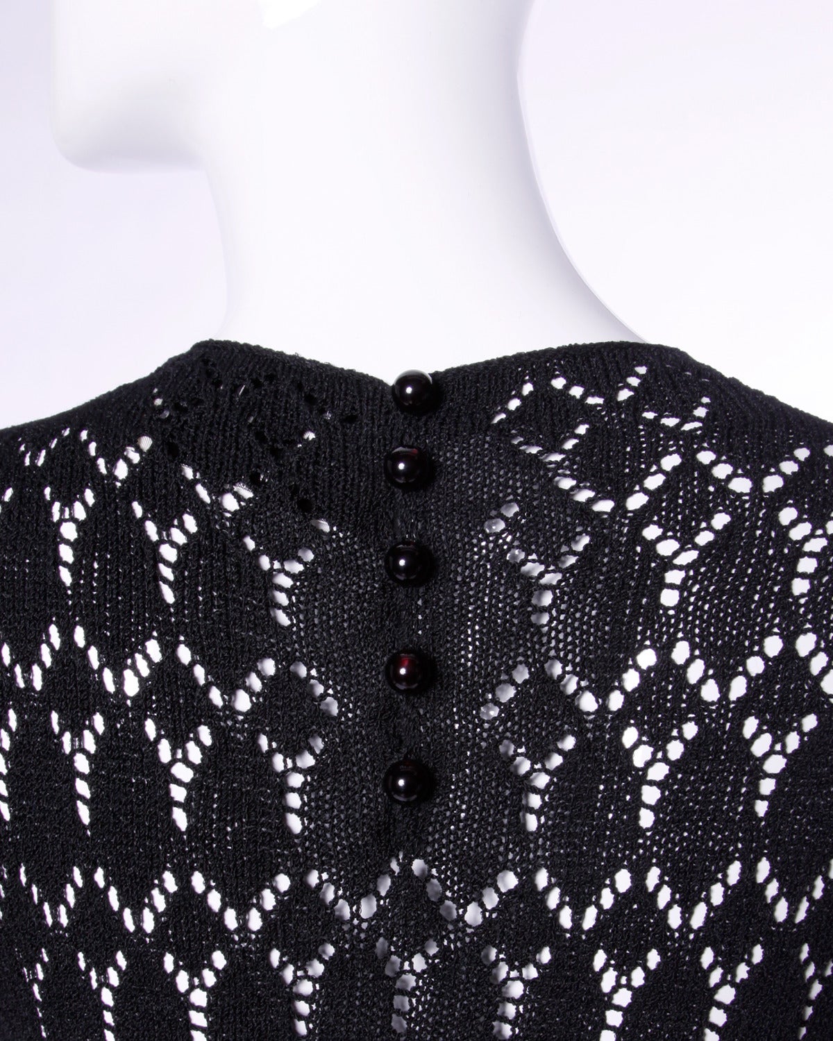 Sheer Knit Dress | Misty Blue main image 0