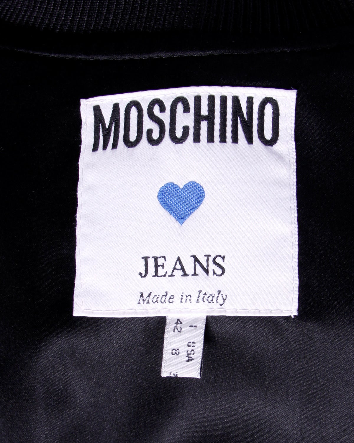 Moschino Vintage 1990s 90s Photo Print Collage Bomber Jacket at 1stDibs