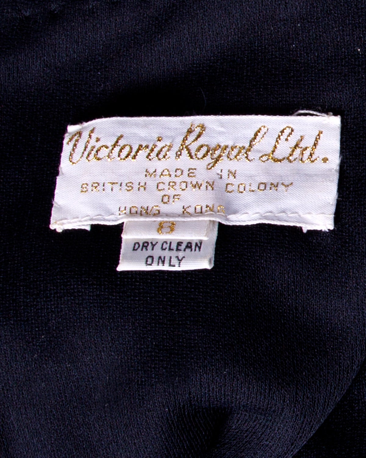 Victoria Royal Ltd. for I. Magnin Vintage 70s Metallic Beaded Black Silk Gown 4