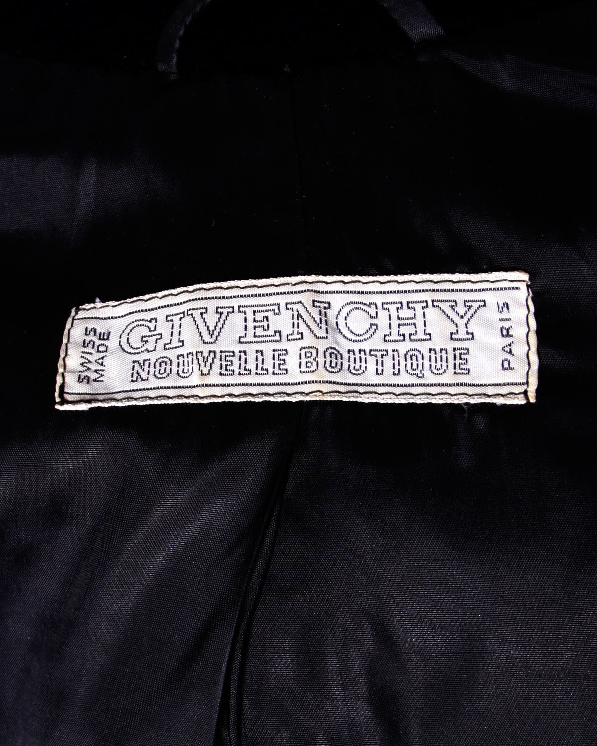 Women's Givenchy Vintage Metallic Gold + Black Vevet Jacket + Skirt Ensemble
