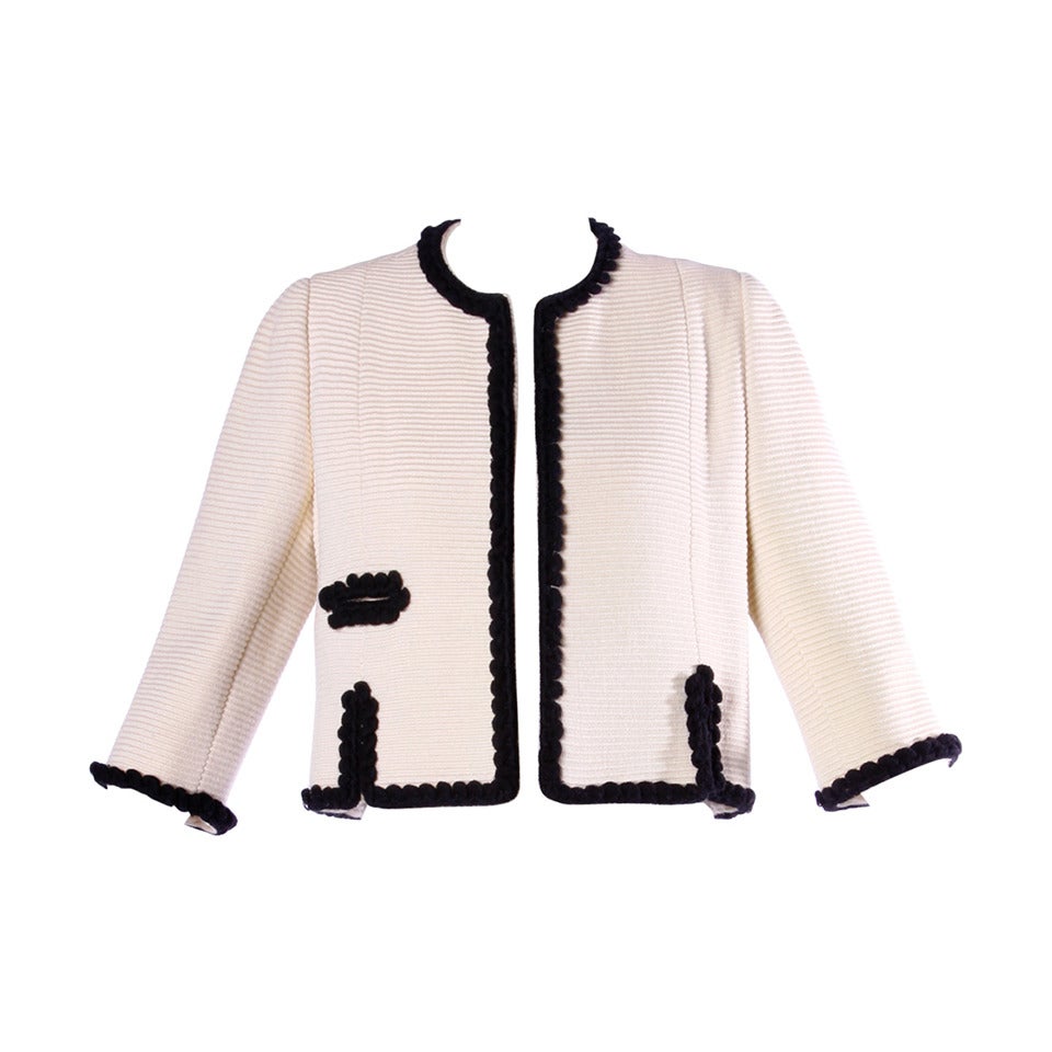 Burke-Amey Vintage 1960s 60s Pristine Wool Suit or Blazer Jacket