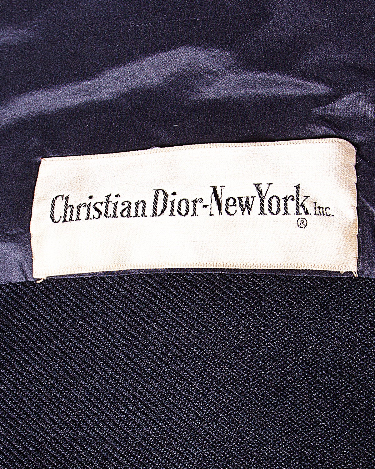 Christian Dior Vintage 1960er 60er Jahre unberührte schwarze Wolle Erbsenmantel (Schwarz) im Angebot