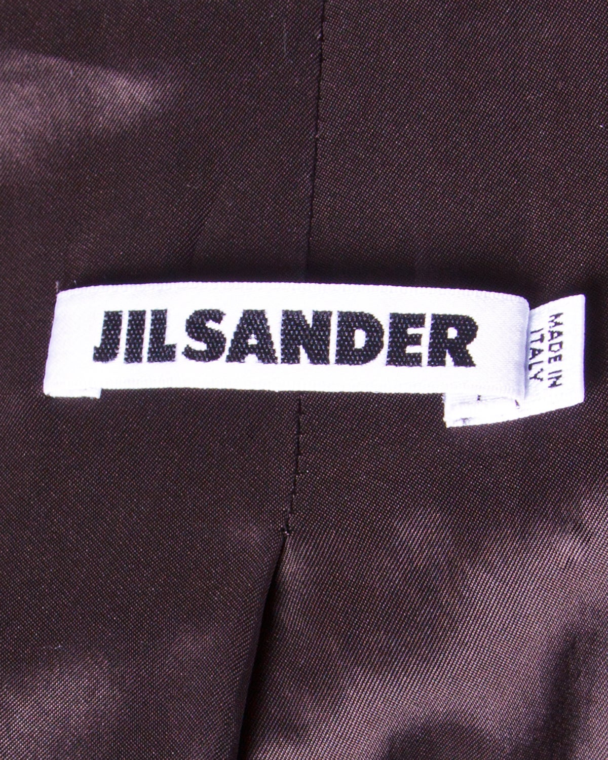 Black Jil Sander Vintage 1990s 90s Minimalist Brown Skirt + Jacket Suit Ensemble