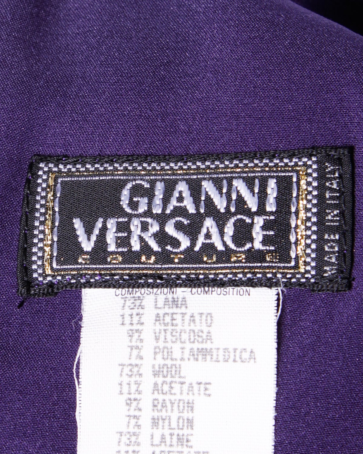 Gianni Versace Couture - Robe droite en laine à blocs de couleur, vintage, années 1990 Pour femmes en vente
