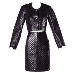 Unworn Michael Hoban for North Beach Leather Vintage Quilted Ensemble 3