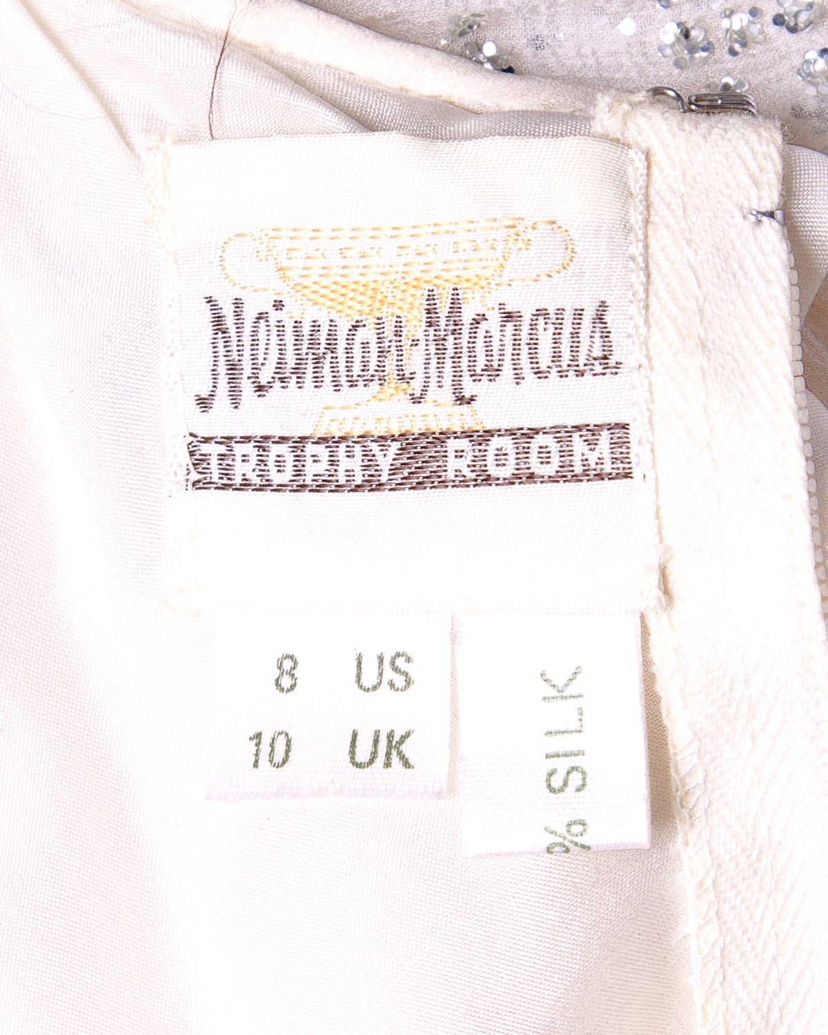 Stunning Neiman Marcus Trophy Room Vintage 1970s 70s Silk Chiffon Gown 1