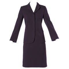 Jil Sander Vintage 1990s 90s Minimalist Brown Skirt + Jacket Suit Ensemble 6