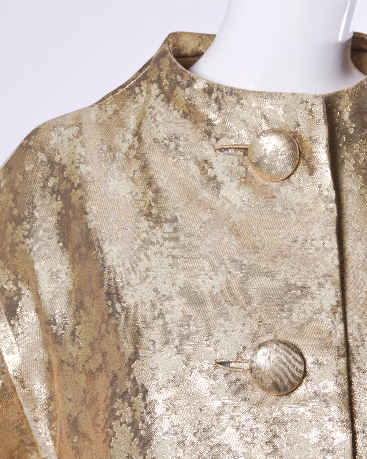 gold metallic coat