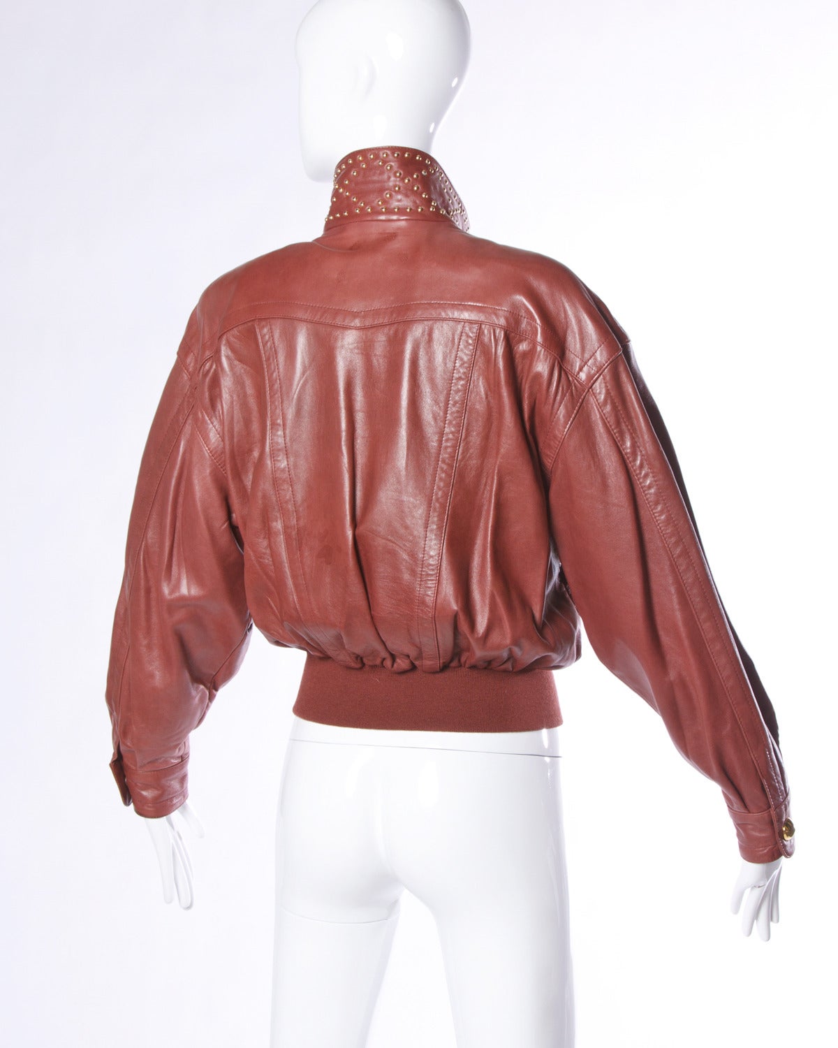 Unworn 1990 Escada Buttery Leather Jacket with Original Tags and