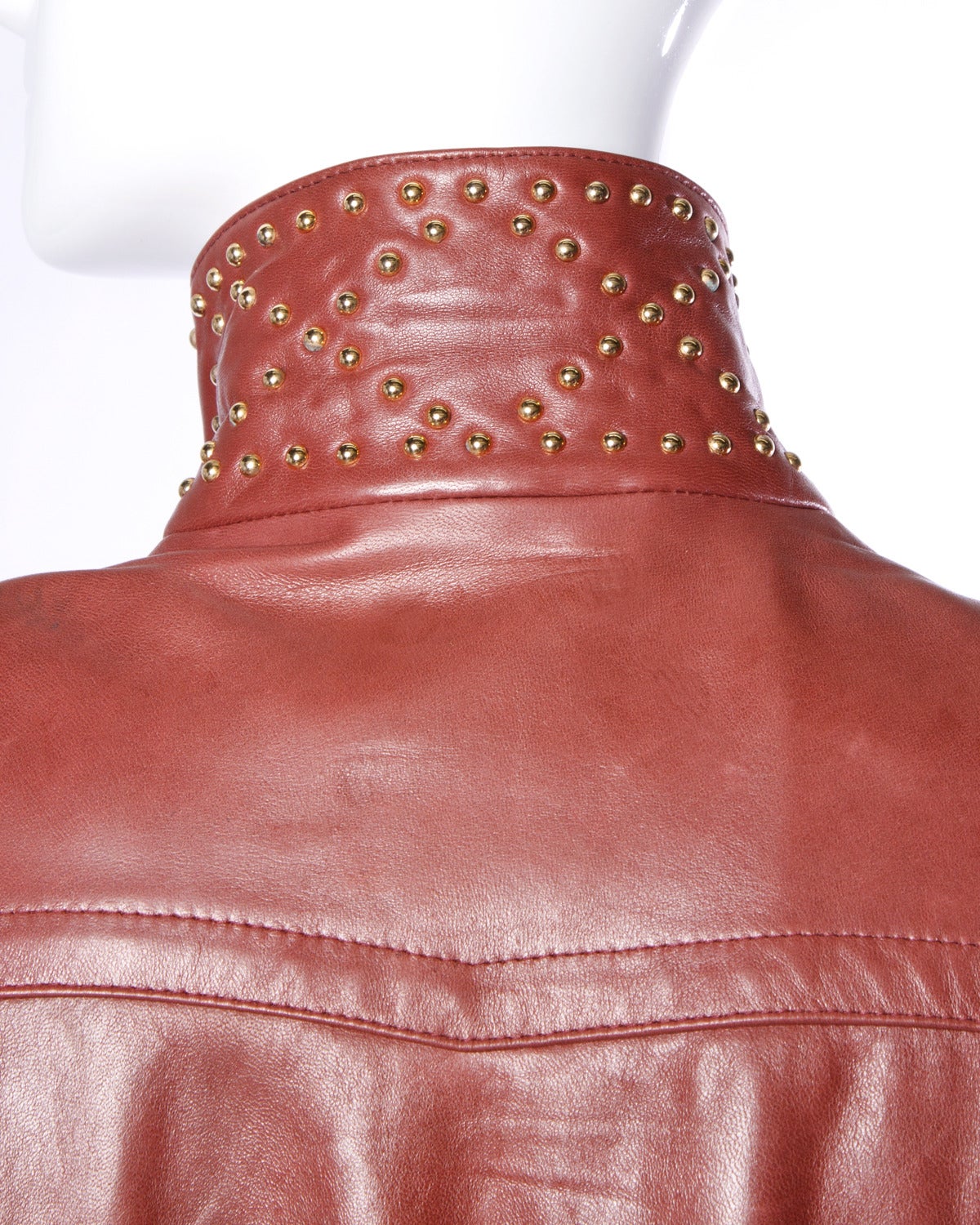 Unworn 1990 Escada Buttery Leather Jacket with Original Tags & Garment Bag 2
