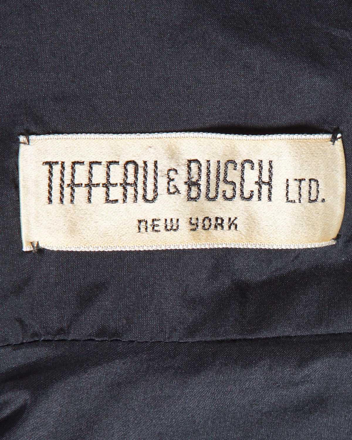 Jacques Tiffeau Vintage 1960s Black Wool + Silk Couture Jacket 1