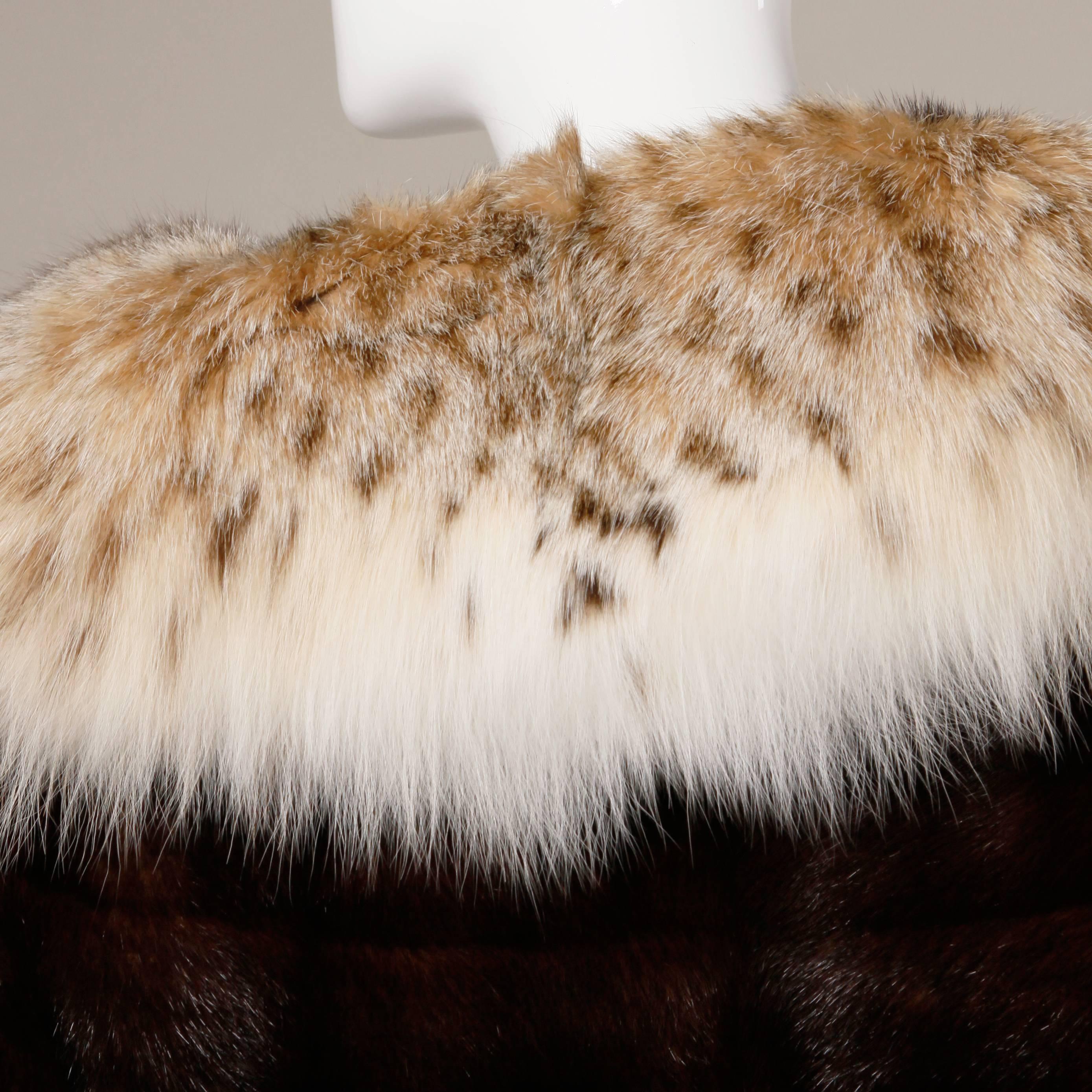 vintage lynx fur coat