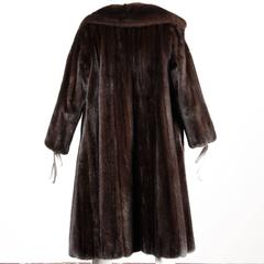 Stunning Numbered Black Willow by Neiman Marcus Vintage Ranch Mink Fur Coat