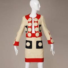 1990 Franco Moschino Couture Jacket + Skirt Suit as Owned by LACMA Museum