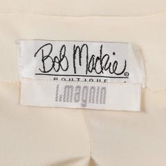 Bob Mackie Vintage Metallic Gold + White Sequin + Beaded Trophy Jacket