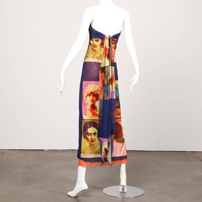 Ensemble Vintage Jean Paul Gaultier Pour Femme – Taille M, Manches Courtes, Motif Multicolore, Bon état